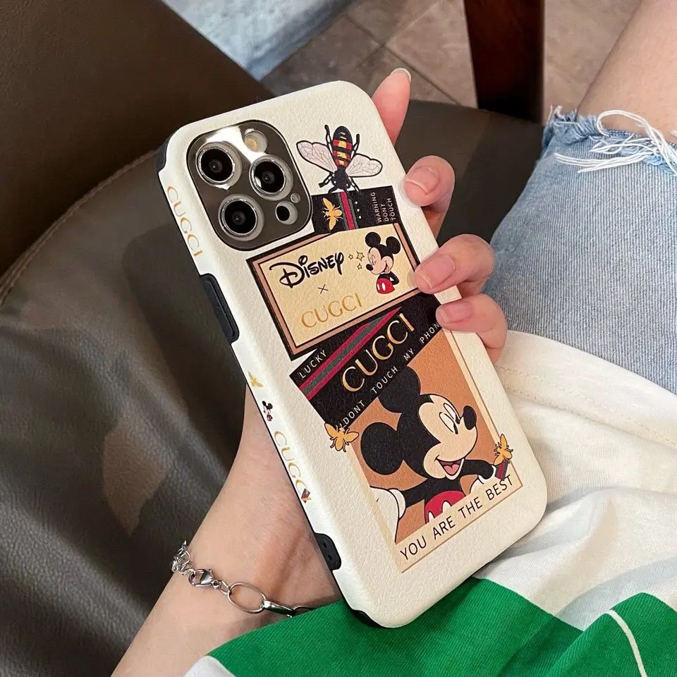 

Disney Couple Minnie Mickey Phone Case for iPhone11/12promax/XS/XR/8plus/7p/se/12mini/xr/xsmax cartoon cute phone cover