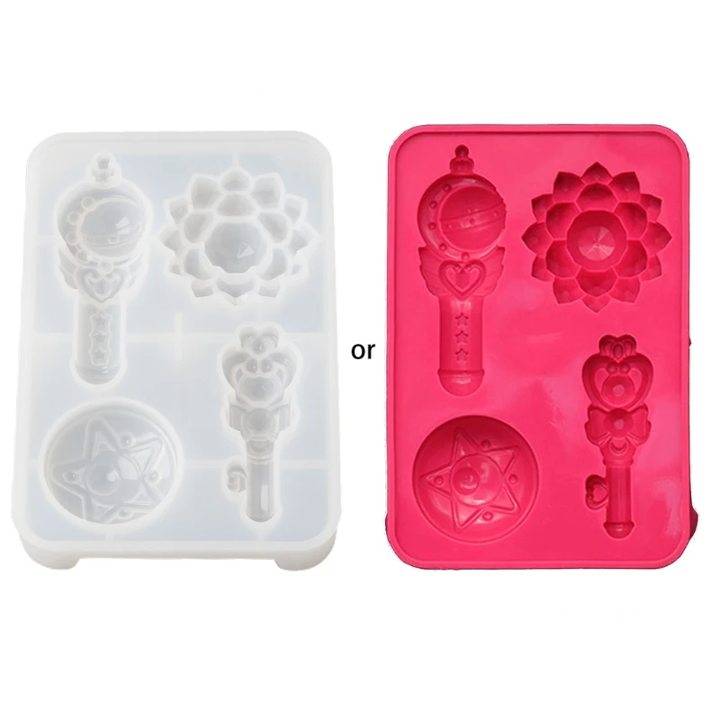 

2021 New Magic Stick Fairy Wand Silicone Mold Fondant Magic Wand Epoxy Resin Mould Tool