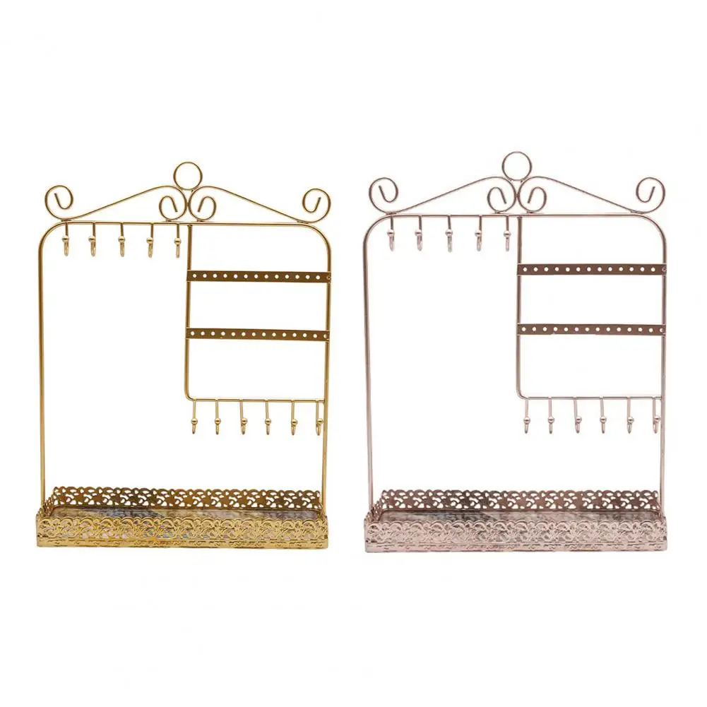 

2021 Fashion Earrings Organizer Jewelry Holder Necklace Bracelet Rack Display Stand Jewelry Packing Storage Jewelry Organizer