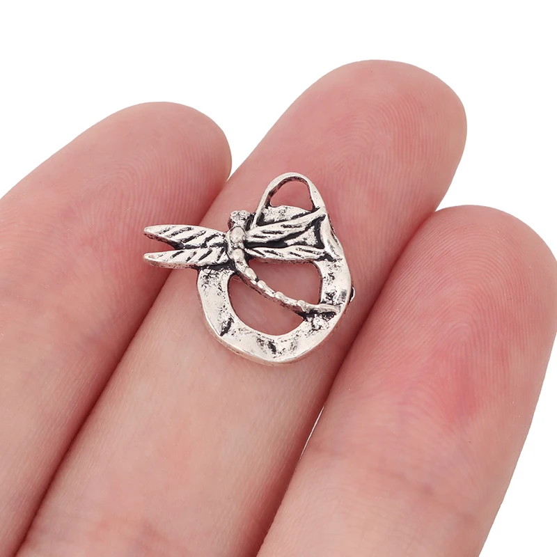 Бусины подвески в виде стрекозы для браслетов ожерелий ювелирных изделий