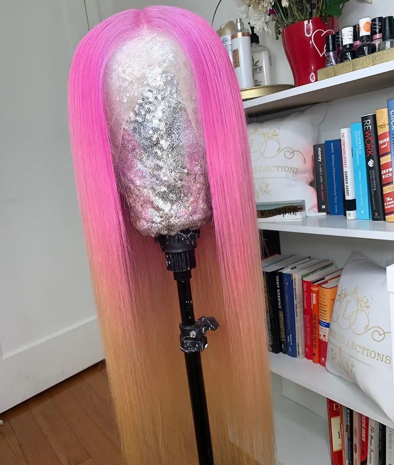 613 Цвет кружево средняя часть парик человеческих волос парики для женщин