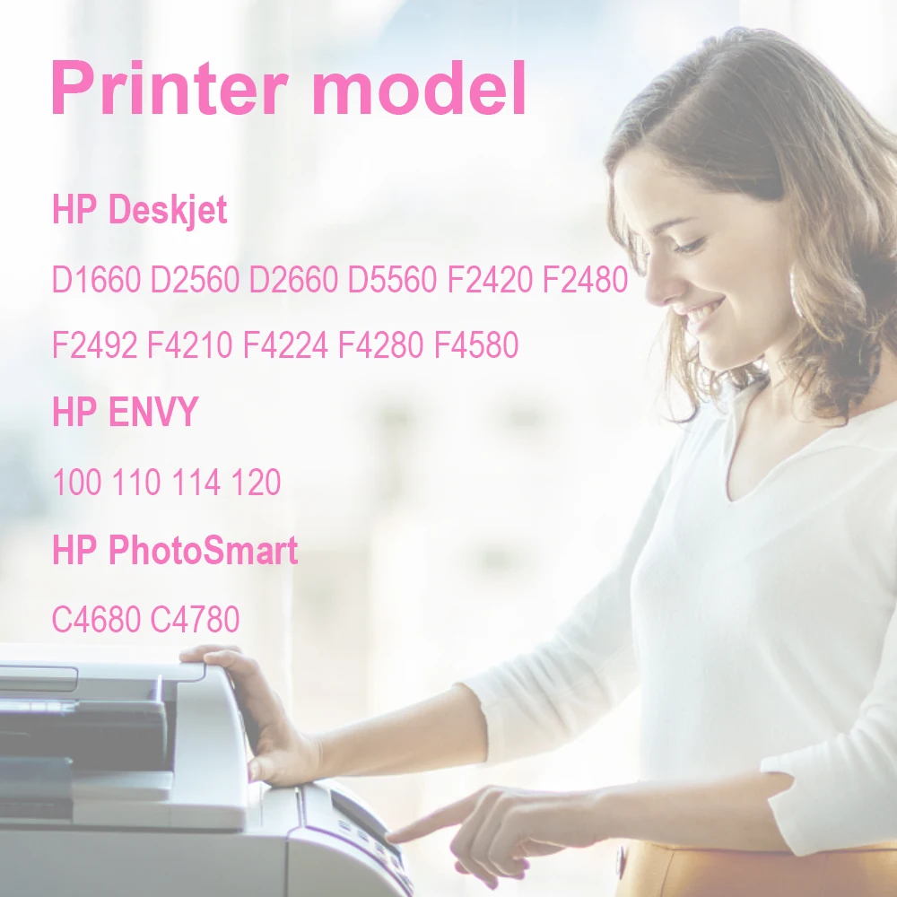 Сменный картридж для HP 300 XL с черными чернилами C4780 C4680 D1663 D2530 D2545 D2560 D2660 F2420 F4272 F4280