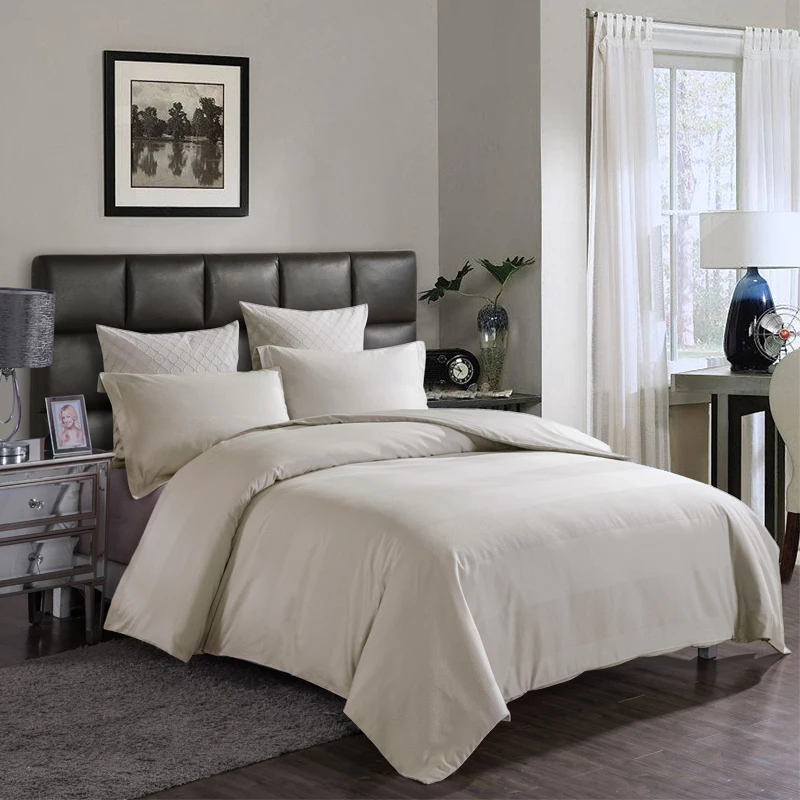 Набор пододеяльников из хлопка PHF вафельное и Атласное Переплетение в полоску