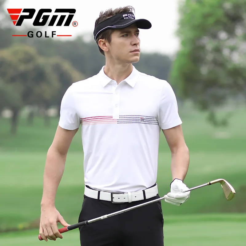 

PGM Golf Men's Short-Sleeved Clothing Summer Quick-Drying Breathable Fabric T-shirt For Male Yf241