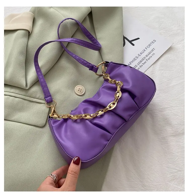 

Hobos Lady Day Clutches Famale Women PU Leather Handbag Bag Single Shoulder Crossbody Messenger Handbags Purses Bags For Women