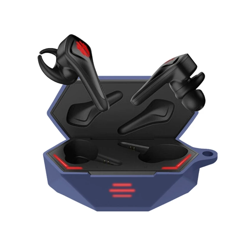 

Anti-fall Soft Protective Cover Shell Earphone Case for Nubia RedMagic TWS Gaming Earphone Anti-drop 27RA