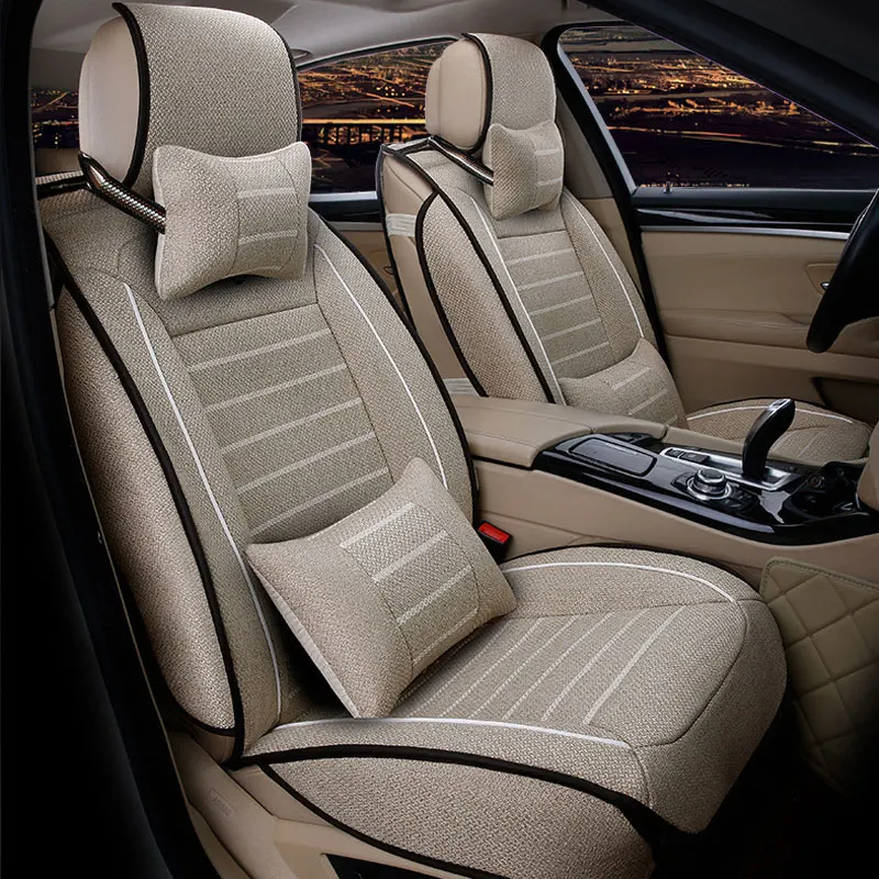 Универсальные дышащие Чехлы для автомобильных сидений Jaguar XF XE XJ фирменные