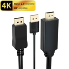 Кабель-Переходник HDMI-совместимый с Displayport, 1,8 м, с USB-разъемом, 4K, 60 Гц, для PS5, PS4 Pro, ПК, ноутбука