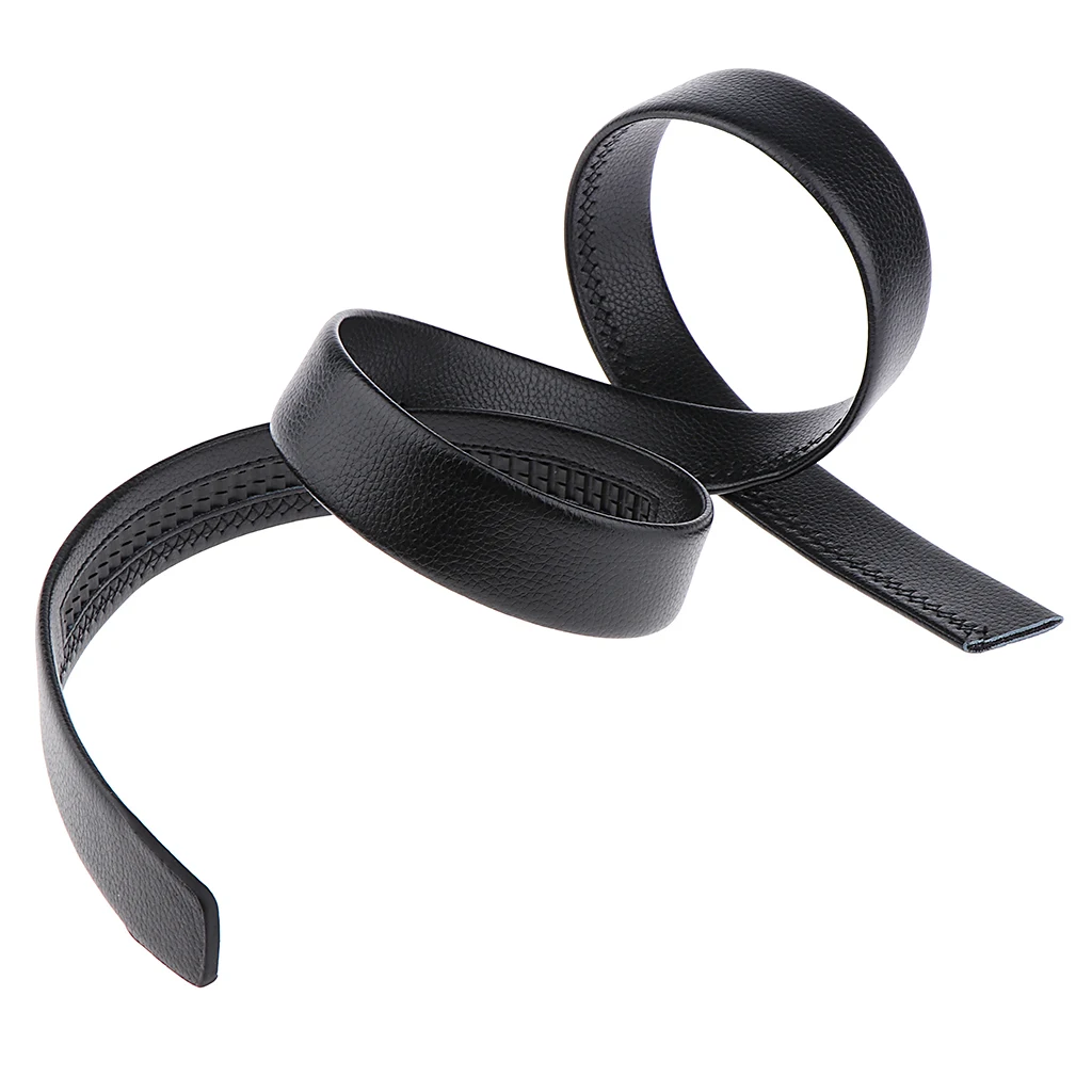 

Модный мужской кожаный ремень с храповым механизмом без пряжки