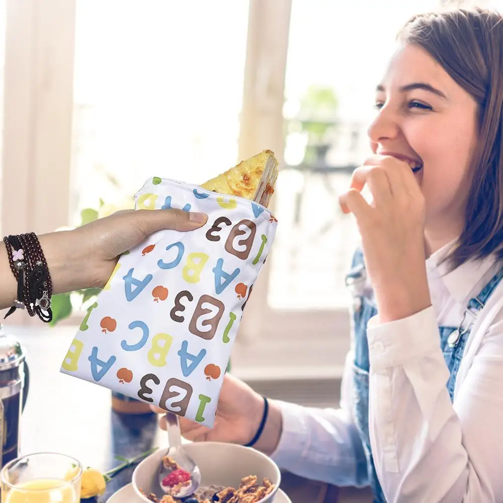 3 шт многоразовые сумки для закусок Сэндвич Хлеб водонепроницаемый мешок