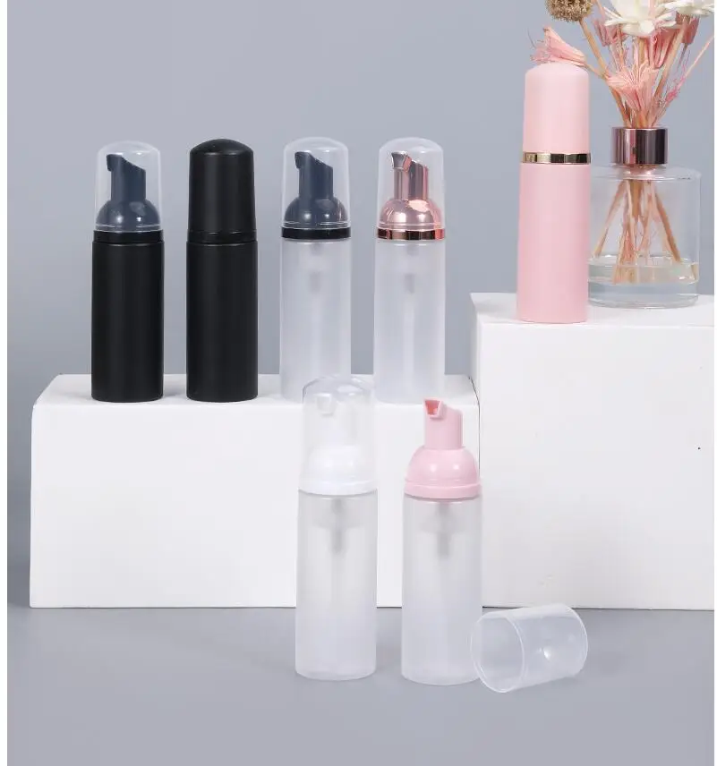 

1pcs 60ml Plastic Matte Foaming Bottle Soap Mousses Liquid Dispenser empty Shampoo Lotion Bottling Foam refillable Bottles