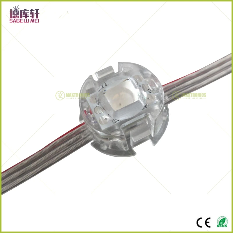DC 5 В ws2811IC 20 мм диаметр светодиодный цифровой пиксельный экран сетчатые модули SMD