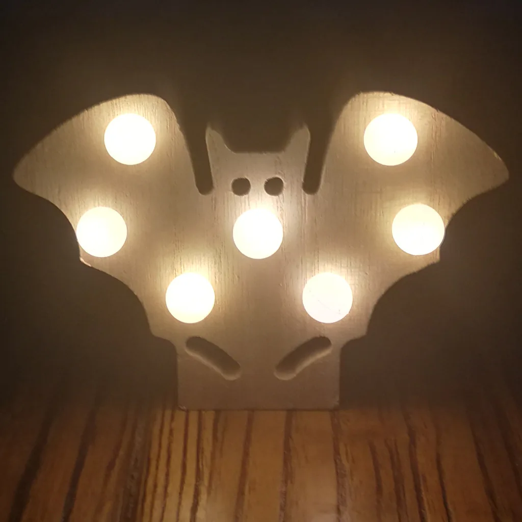 Украшения для Хэллоуина деревянные поделки сделай сам призрак тыква летучая