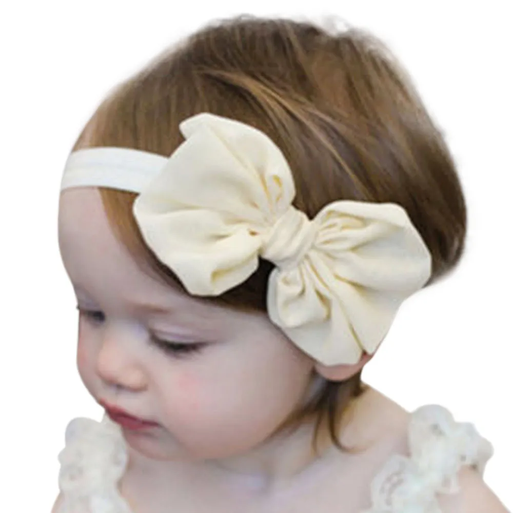 3pcs Baby Girl Headbands Elastic Floral Headband Hair Girls Bowknot Hairband Set Accessories Bandeau Bebe Fille | Детская одежда и