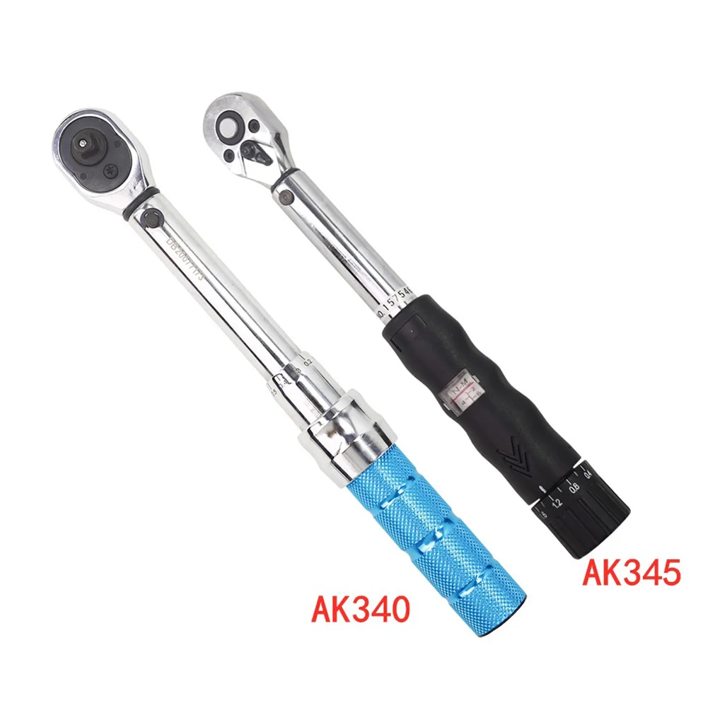 

1/4" 2-14 Professional Bicycle Mechanical Torque Wrench Tool Set Window Type Ratchet Mechanical Torque Spanner Manual Wrenches