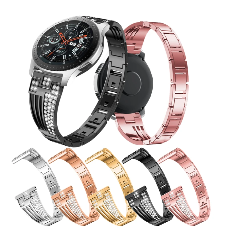 Ремешок из нержавеющей стали для Samsung Gear S3 Frontier/Classic роскошный сменный браслет с
