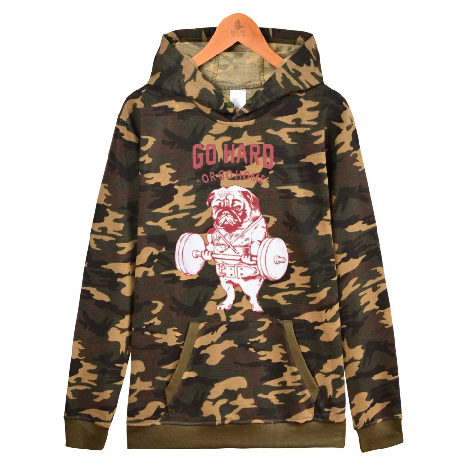 Модные креативные толстовки с капюшоном мопса классная новинка популярные