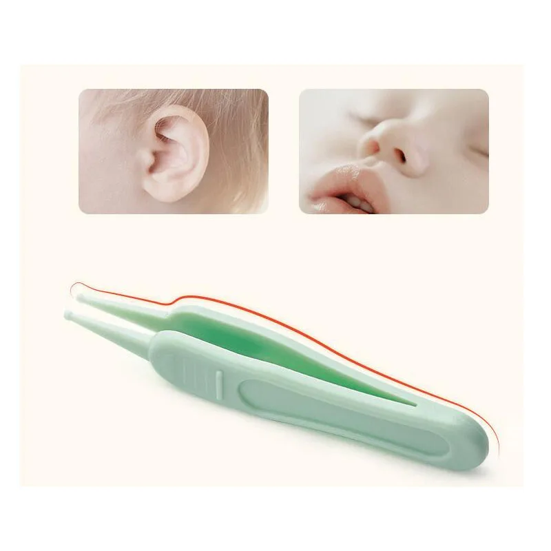 

Baby Care Nails Nose And Nose Cleaning 4 Piece Set Nail Clippers Newborn Anti-Meat Meat Ear Nose Cleaning Tweezers Baby Special