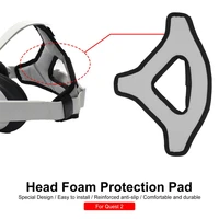 vr headset head cushion pad headband strap for oculus quest 2 helmet head pressure relieving strap foam pad vr accessories