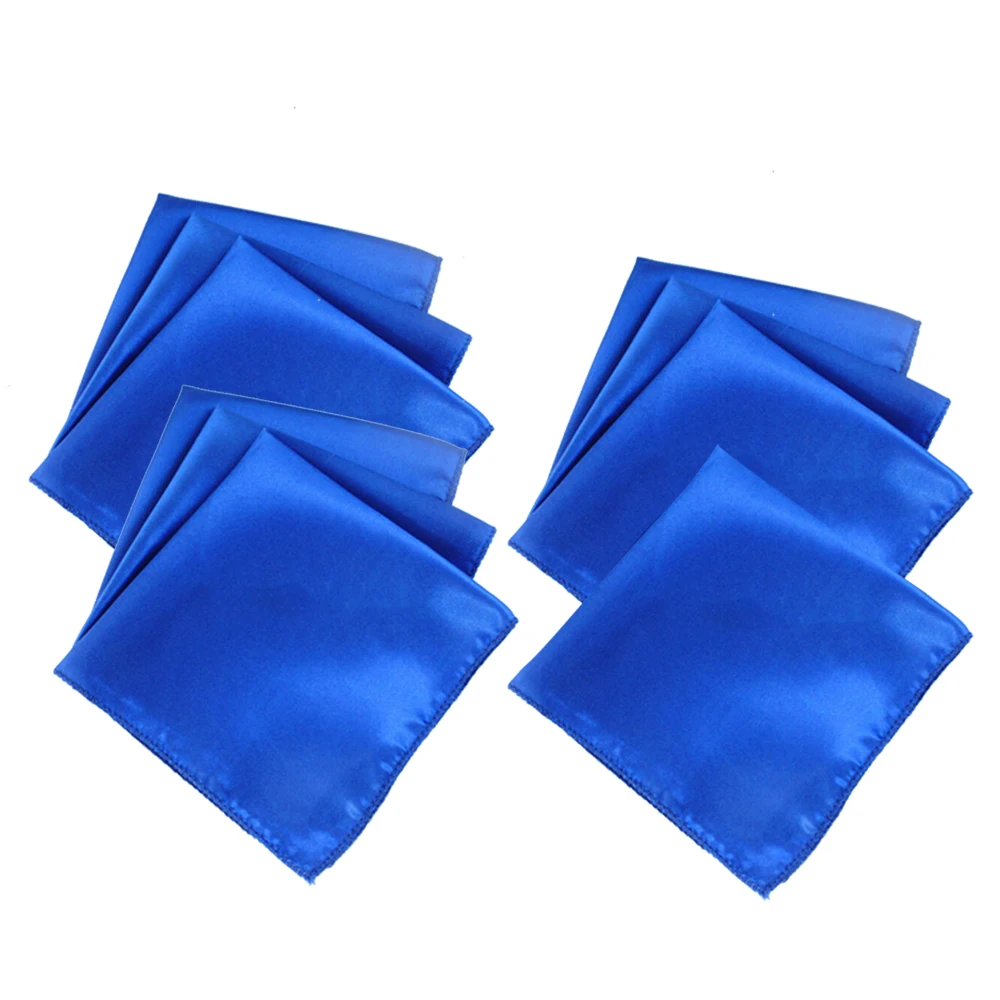 10 шт. квадратные атласные салфетки 30 х30 см | Дом и сад