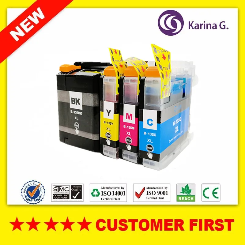 Совместимый чернильный картридж для Brother LC139 LC135 MFC J6520DW J6720DW J6920DW рынка