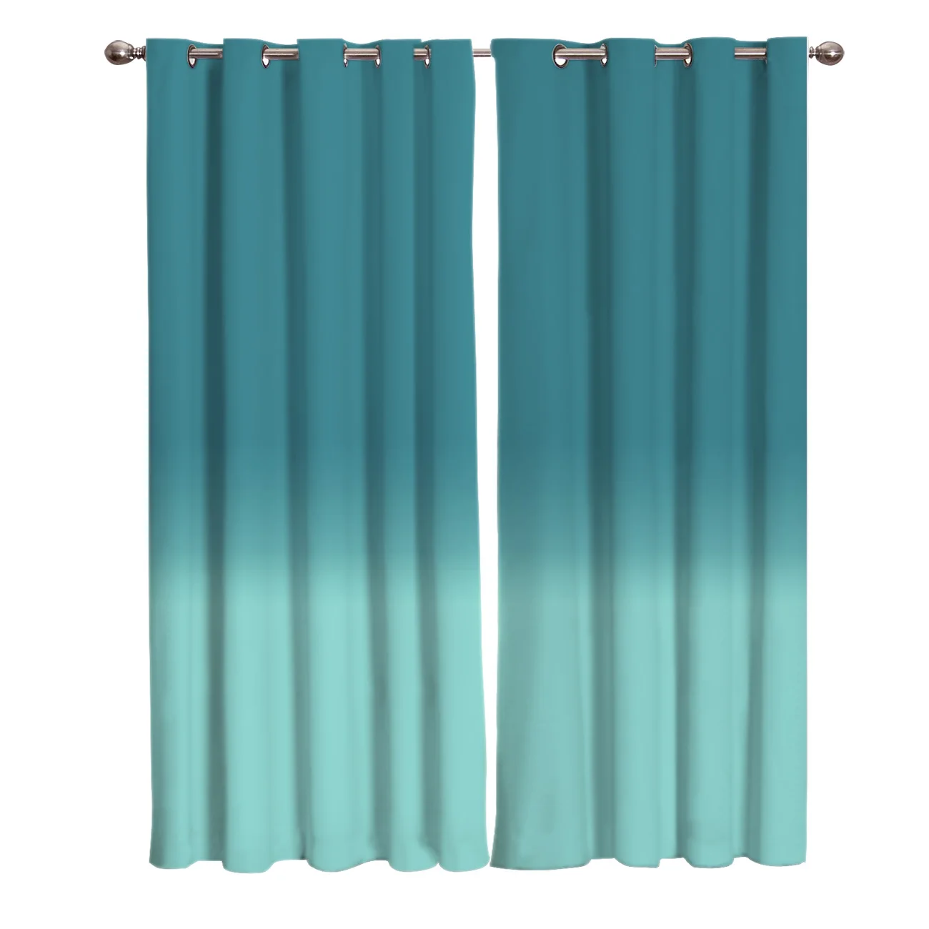 Шторы с зеленым градиентом в стиле минимализма занавески для гостиной спальни