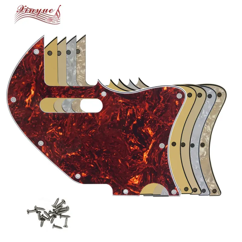 Детали для гитары Pleroo 9 Винты отверстий US Tele Merle Haggard F Hole Thinline Guitar Pickguard|Детали и