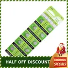 10 шт., щелочные кнопочные батарейки AG7 LR927 395 SR57 SR927SW 195 LR57 SR57 399B S28 SR927SW, 1,55 в