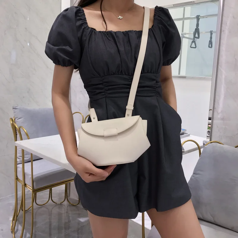 

FIRMRANCH New Japan And Korea Fashion 100% Genuine Leather Pure Color Brand Design High Quality Crossbody Women's Chest Bag