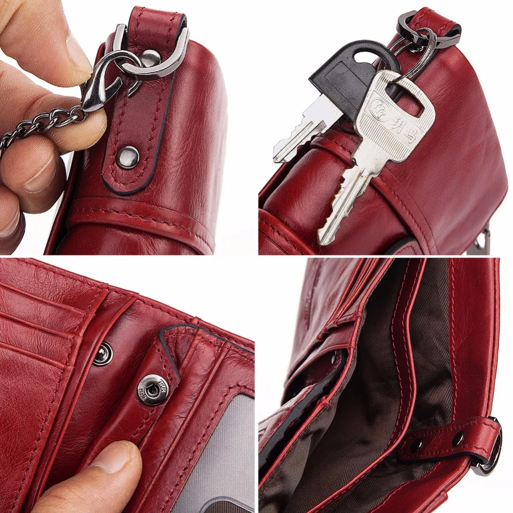 

Genuine Leather Women's Wallet Female Short Wallets Coin Purses Fashion Money Bag Luxury Walet For Women Designer ID Card Holder