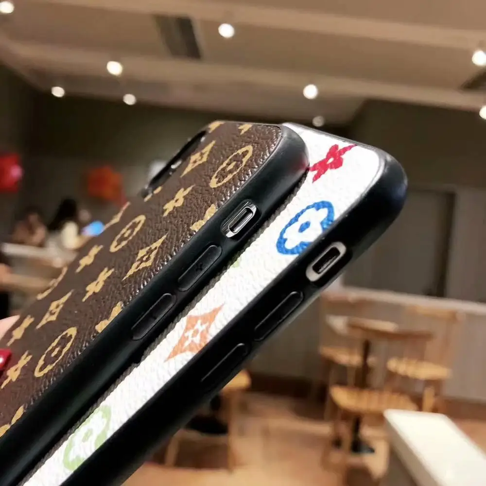 Classic flower Trellis phone case for iphone11/11 Pro/11 Pro Max fashion Business style PC+TPU iphoeX XR XS MAX 6 6s 7 8plus |