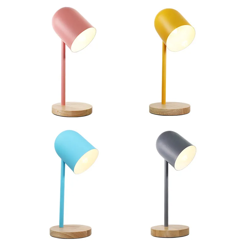 Скандинавская светодиодная кристаллическая настольная лампа складной