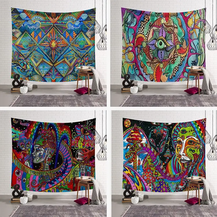 

Nordic Bedroom Decorative Cloth Wall Tapestry Wall Blanket Hanging Cloth Background Art Home Decoration Accessories Boho Decor