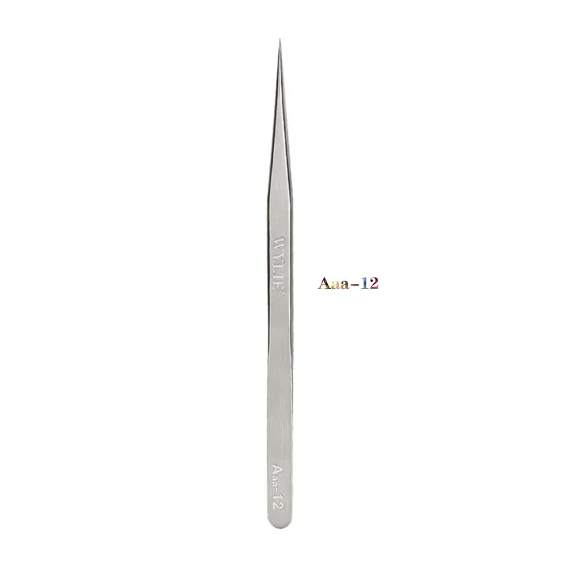 WYLIE Aaa-14 Aaa-12 Precision Repair Tweezers 16 cm long pointed stainless steel extra sharp hardened tweezers for mobile repair |
