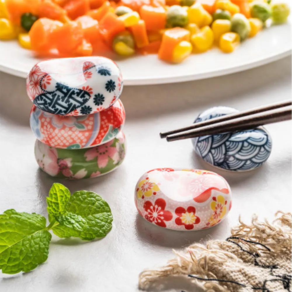 Палочки для еды японские палочки керамические декоративные держатель стойки
