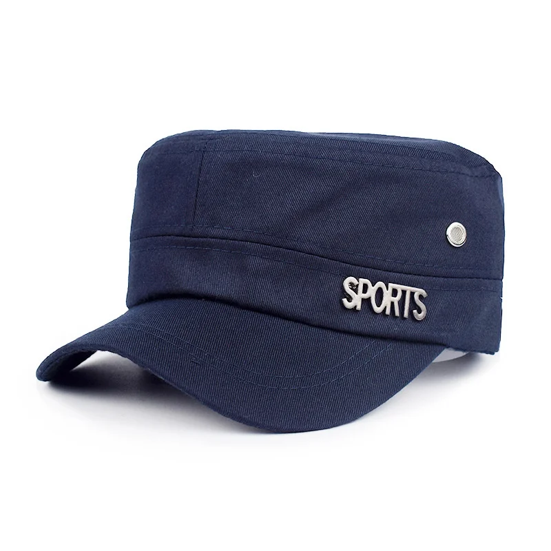

Best Selling Kpop Spring Summer Military Caps Fashion Cotton Flat Hat Bone Snapback Tactical Gorras Para Hombre Casquette Czapka