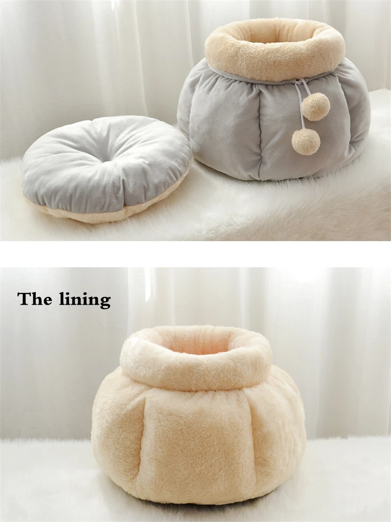 Складной спальный мешок для кошки в форме Банки Бесплатная доставка (M72) Цвет: