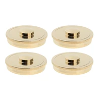 pack of 4 copper golden french horn cylinder cover caps parts instruments diy accs