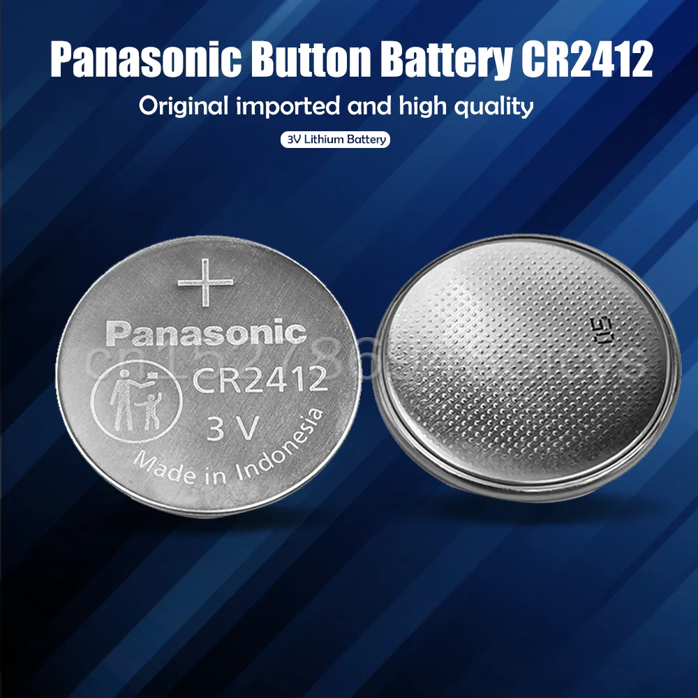 5 шт. 100% оригинальный Panasonic CR2412 CR 2412 3V литиевая Батарея для автомобиля LEXUS