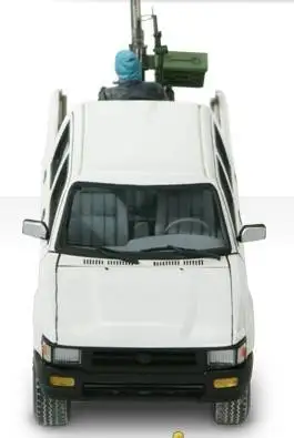 Meng VS 001 1/35 Масштаб Toyota Hilux пикап грузовик/w ZPU1 анти резервуар пистолет дисплей
