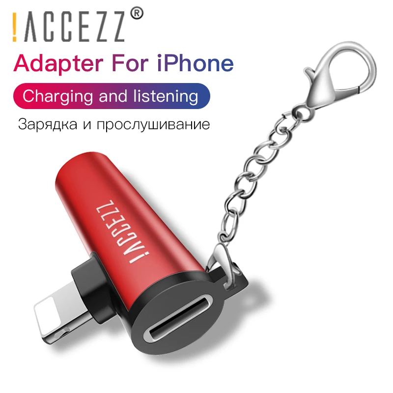 ! Адаптер ACCEZZ для наушников Apple iPhone X 8 7 Plus XR XS MAX 3 5 мм|Переходники и адаптеры| |