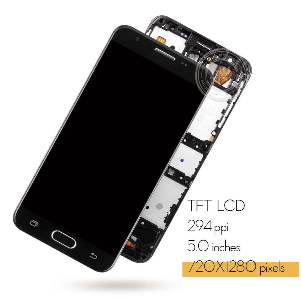 Экран с одним отверстием для Samsung GALAXY J5 Prime G570 дисплей G570F G570Y ЖК сенсорным цифровым