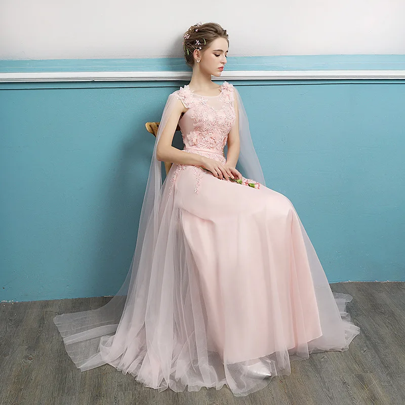 

Dress for Toast 2019 New Bridal Long Banquet Wedding Back Slim Evening Dress Slimming Host Performance