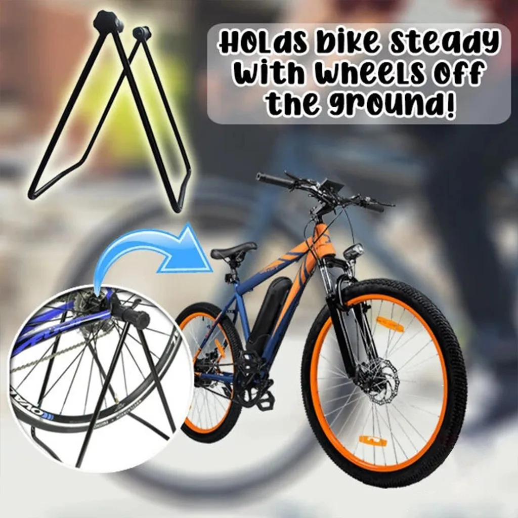 

High Quality Bicycle Stand Parking Folding Bicycle Trainer Stationary Bike Cycle Stand Parking Rear Hub Mount Rack Portable #T2G
