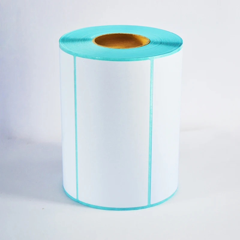 Термальная наклейка бумажная бумага для печати этикеток штрих код печатная 100 мм