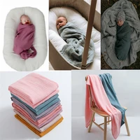 bulk 7pclot 100 cotton baby blanket 120120cm soft newborn blankets bath gauze infant swaddle wrap sleepsack stroller cover