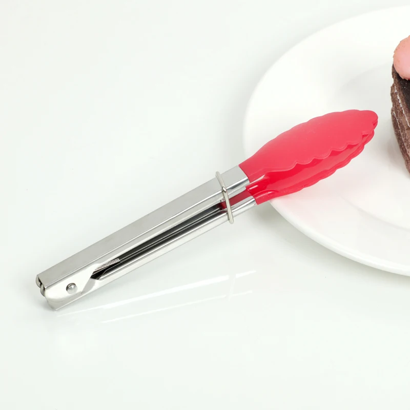 Нейлоновые щипцы для барбекю Delidge 1 шт. ручка из нержавеющей стали антипригарная