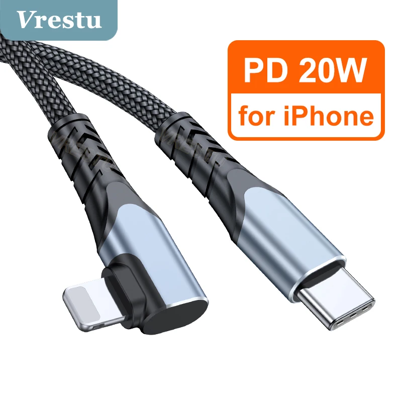 

PD 20W 18W Quick Charge USB C to iOS Charger Cable for iphone 13 12 Mini 11 Pro Max XS X 8 7Plus Fast Charging PD Data Sync Wire