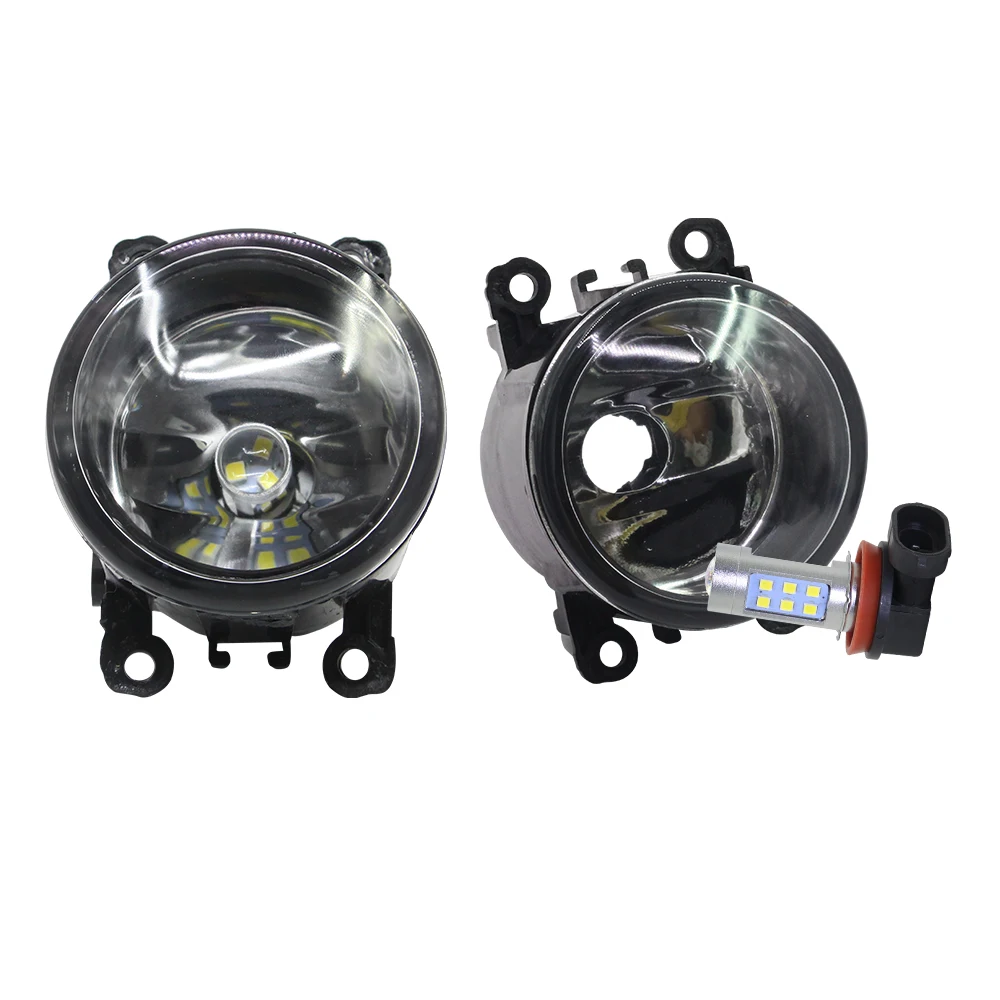 Автомобильная противотуманная фара светильник Ангел глаз DRL 12 В для Renault Duster Captur