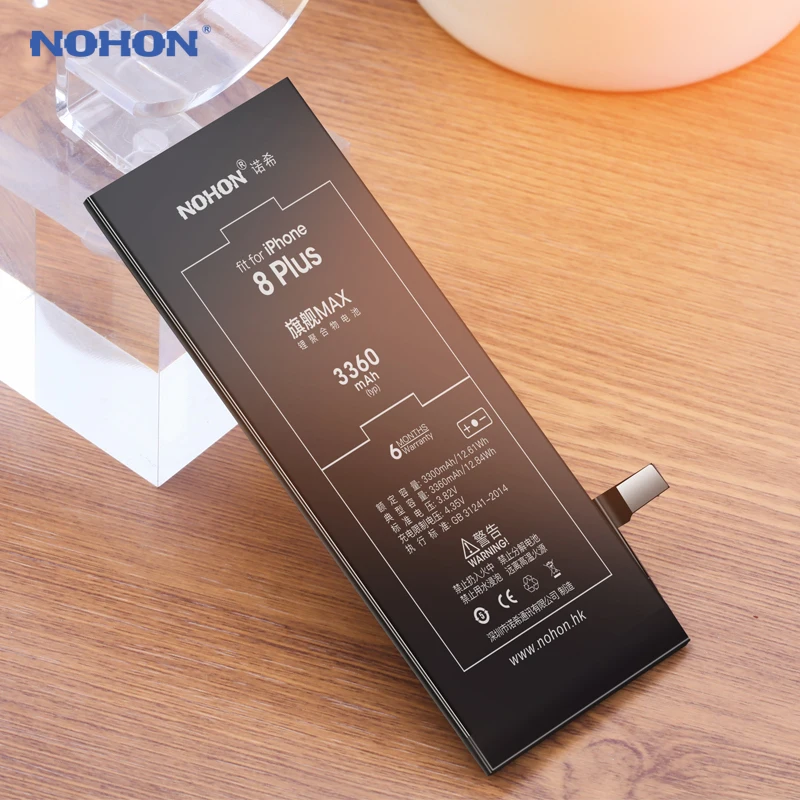 NOHON батарея для Apple iPhone 8 7 6S Plus SE 8Plus 7Plus 6Plus 6splus замена мобильного телефона Batarya литий-полимерная батарея